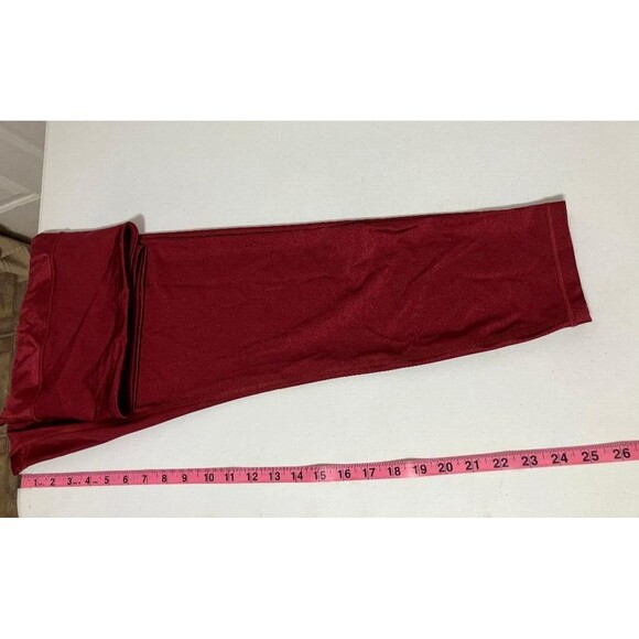 Athleta Elation Shine Size 2X Womens Deep Red Leggings Gym Yoga Activewear - Picture 9 of 10